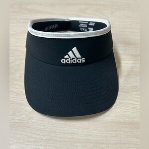 Adidas Visor Headband Womens One Size Black Spandex Blend Tennis Golf Aeroready